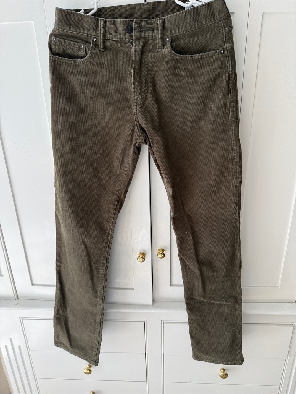 GAP Men's Corduroy Pants in Olive 29x32